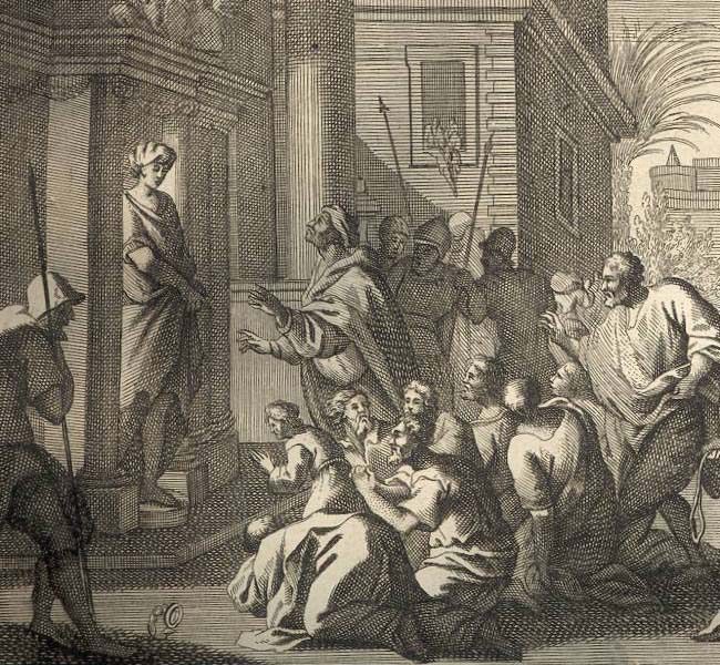 Genesis Images - The Intendant Unties Simeon and Returns Him to His Brothers