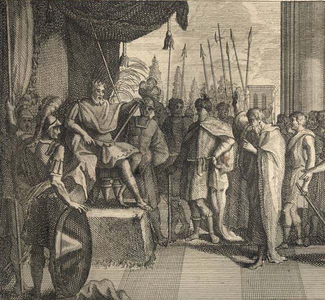 Genesis Images - Joseph Presents His Family to Pharaoh