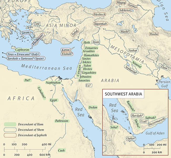 Genesis Images - Table of Nations