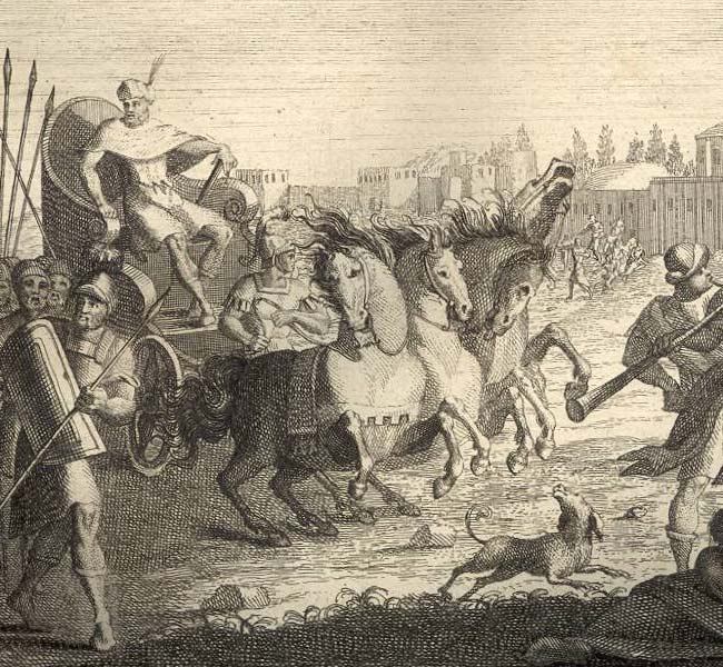 Genesis Images - Joseph Led in Triumph after Interpreting Pharaoh's Dream