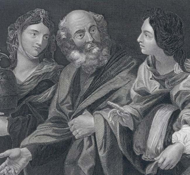 Genesis Images - Lot and His Daughters