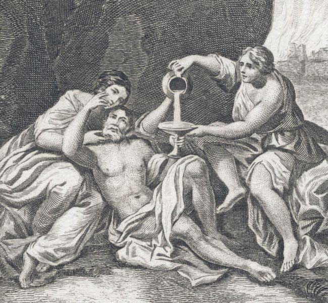 Genesis Images - Lot and His Two Daughters