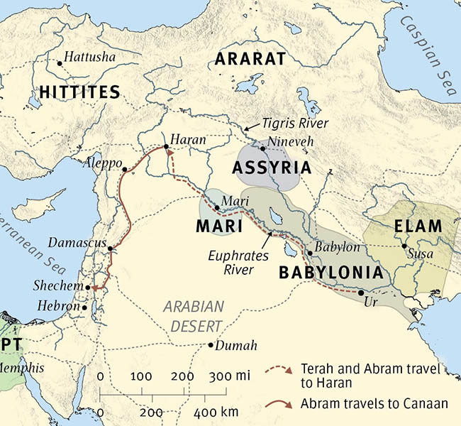 Genesis Images - Abram Travels to Canaan