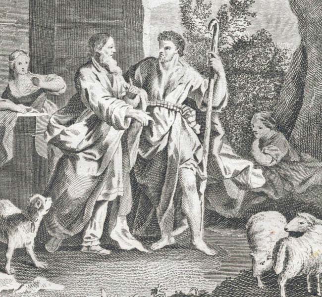 Genesis Images - Jacob Expostulating on Laban's Deceit