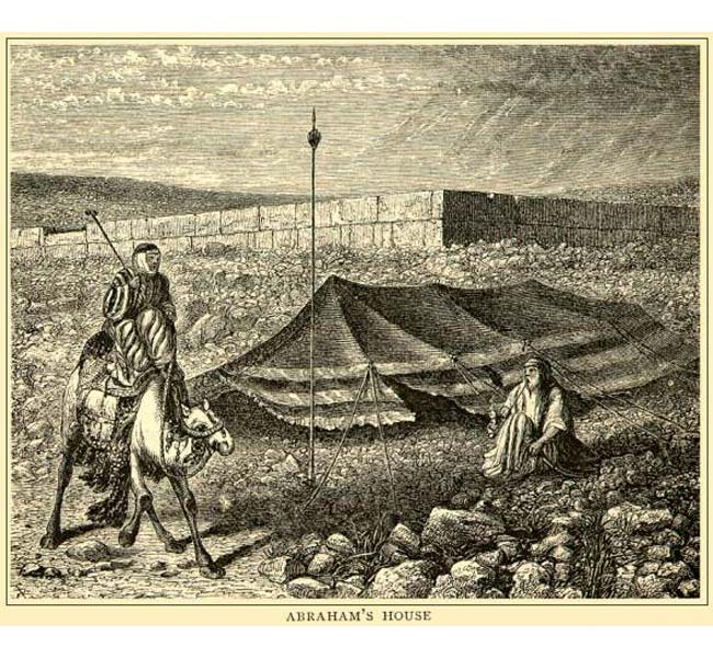 Genesis Images - Abraham's House (engraving)
