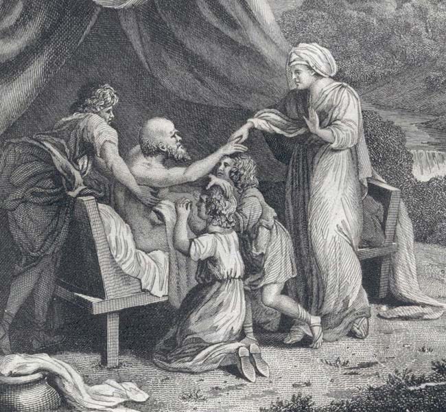 Genesis Images - Jacob Blesses the Sons of Joseph
