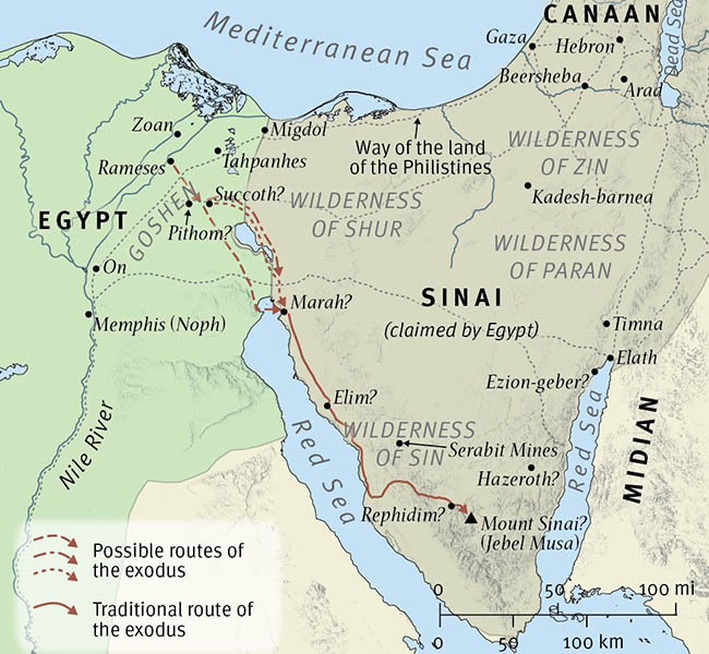 Exodus Images - The Journey to Mount Sinai