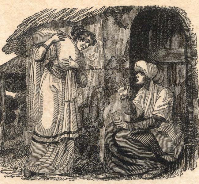 Ruth Images - Ruth Carrying the Barley to Naomi