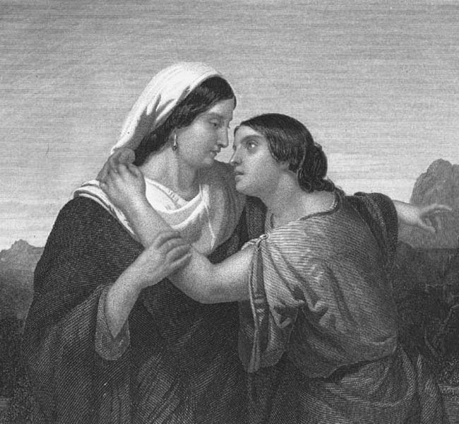 Ruth Images - Ruth and Naomi (engraving)