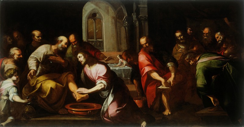 Jesus Washes the Feet of His Disciples